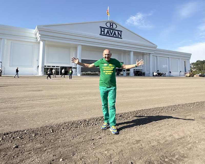 Nova megaloja Havan de Taquara (RS) inaugura no fim de maio com quatro salas de cinema